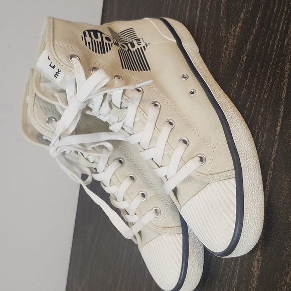 Isabel Marant Shoes - Isabel Marant Benkeen Canvas High-Top Sneaker 6.5